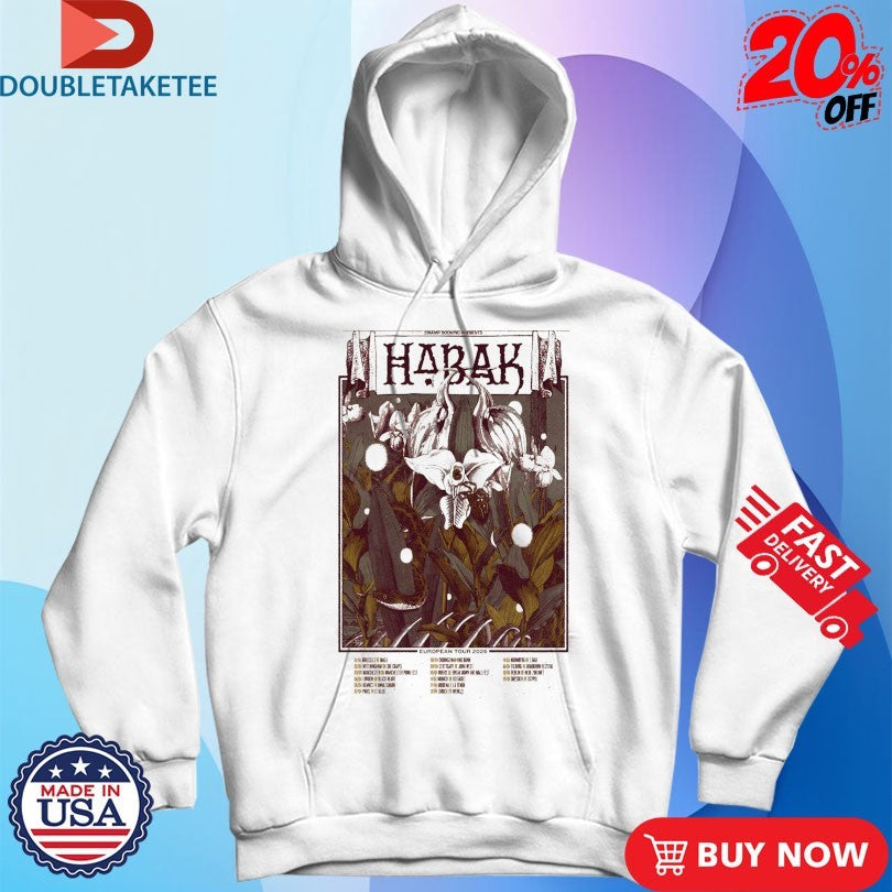 Official Habak European Tour 2026 Shirts