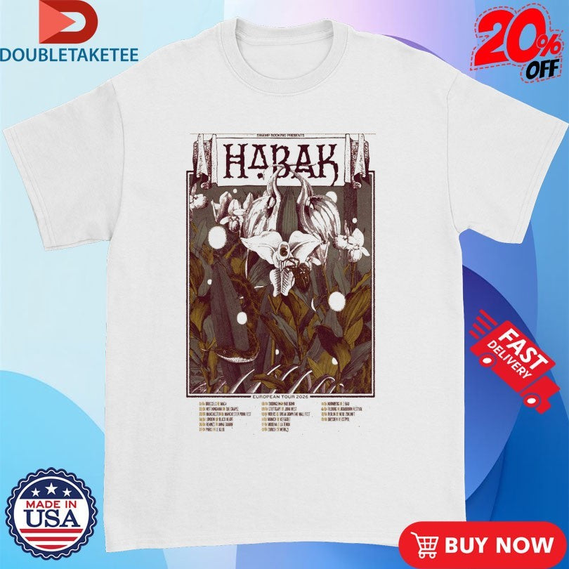 Official Habak European Tour 2026 Shirts