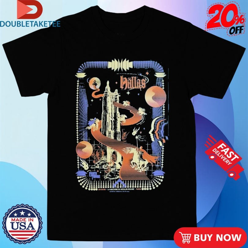 Official Hällas La Machine du Moulin Rouge Mar 13 2026 Shirts