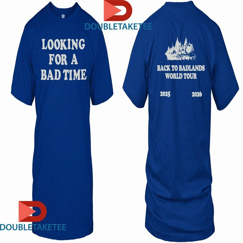 Official Halsey Looking For A Bad Time Back To Badlands World Tour 2025 2026 Shirts