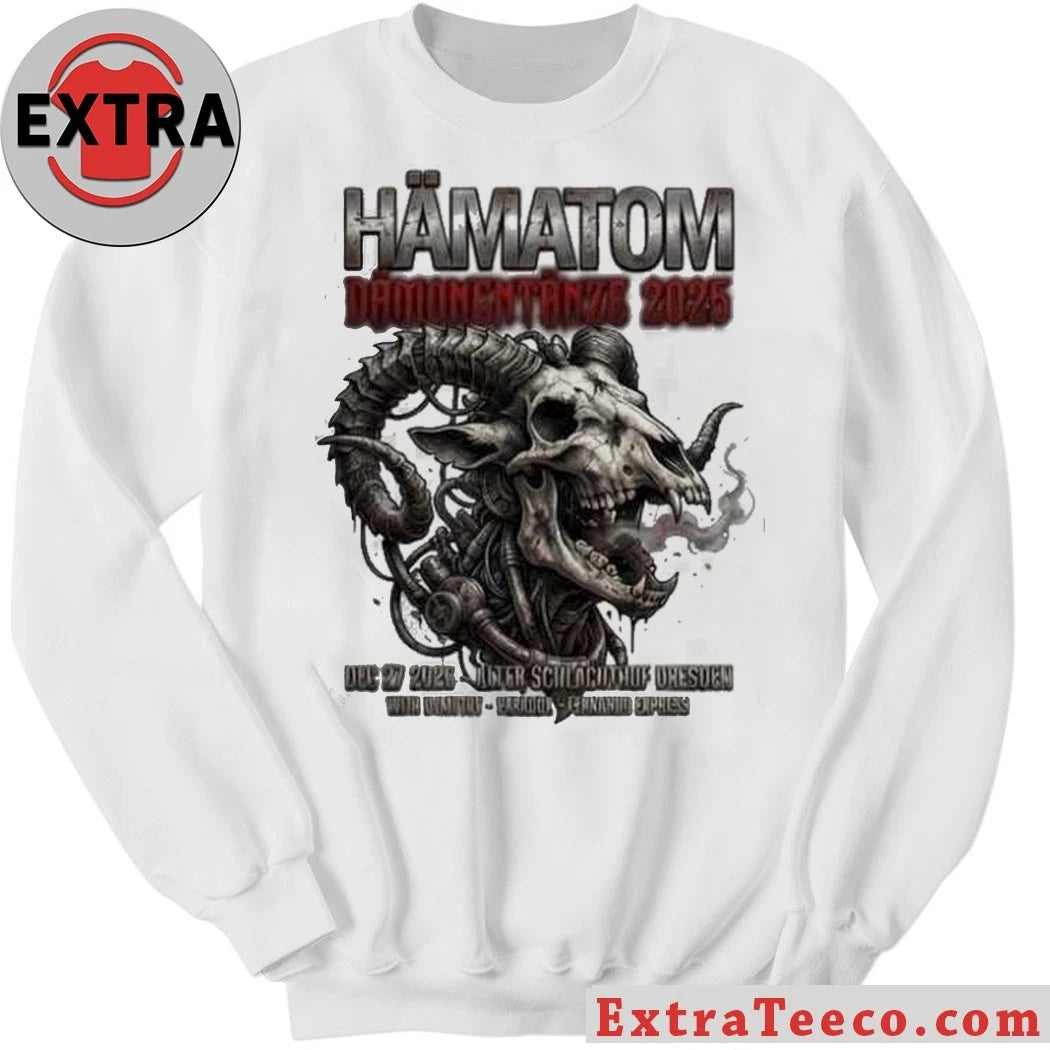 Official Hämatom’s Dämonentanze tour will take place in December 2025 in German cities such as Dresden, Kiel, and Cologne Shirt