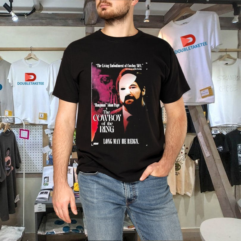 Official Hangman Adam Page The Cowboy Of The Ring AEW Shirts