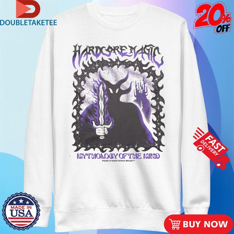 Official Hardcore Magic Mythology Of The Mind Wizard Of Barge Fantasy Brigade Shirts