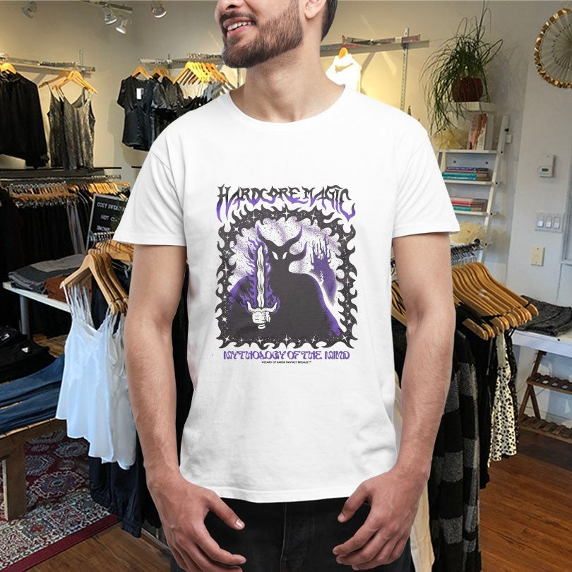 Official Hardcore Magic Mythology Of The Mind Wizard Of Barge Fantasy Brigade Shirts