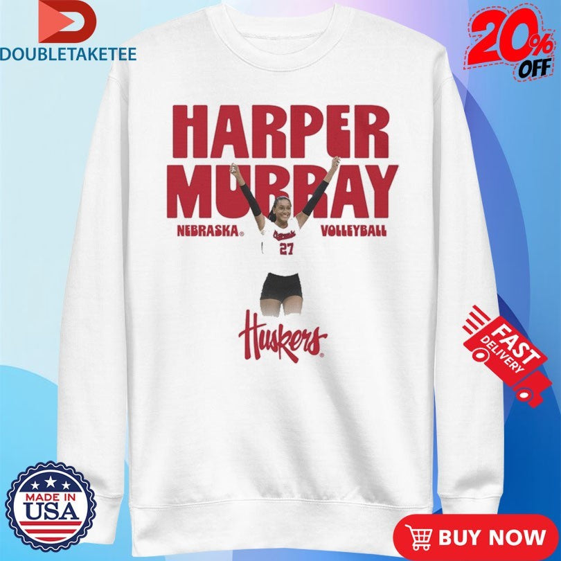 Official Harper Murray Nebraska Cornhuskers Volleyball Player Shirts