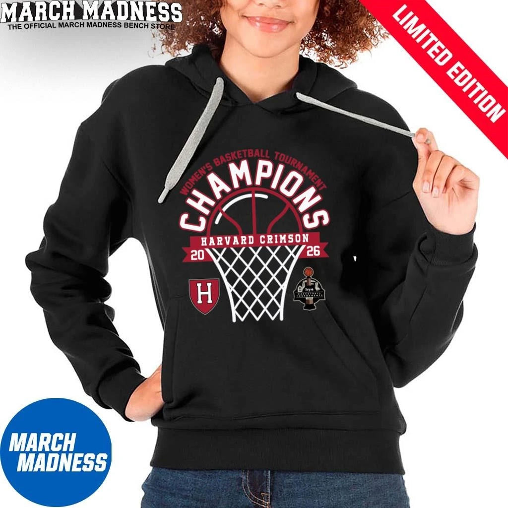Official Harvard Crimson 2026 Ivy League Women’s Basketball Tournament Champions Shirt