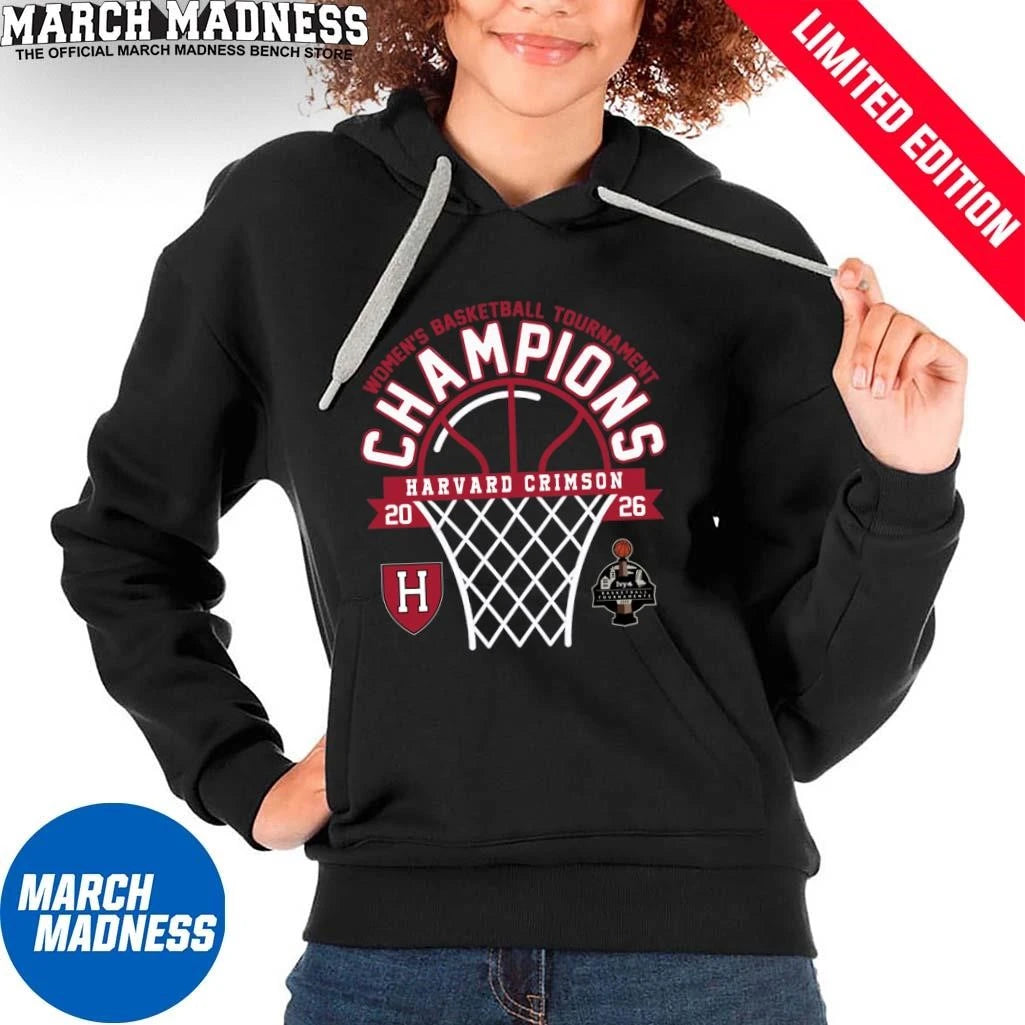 Official Harvard Crimson 2026 Ivy League Women’s Basketball Tournament Champions Shirt