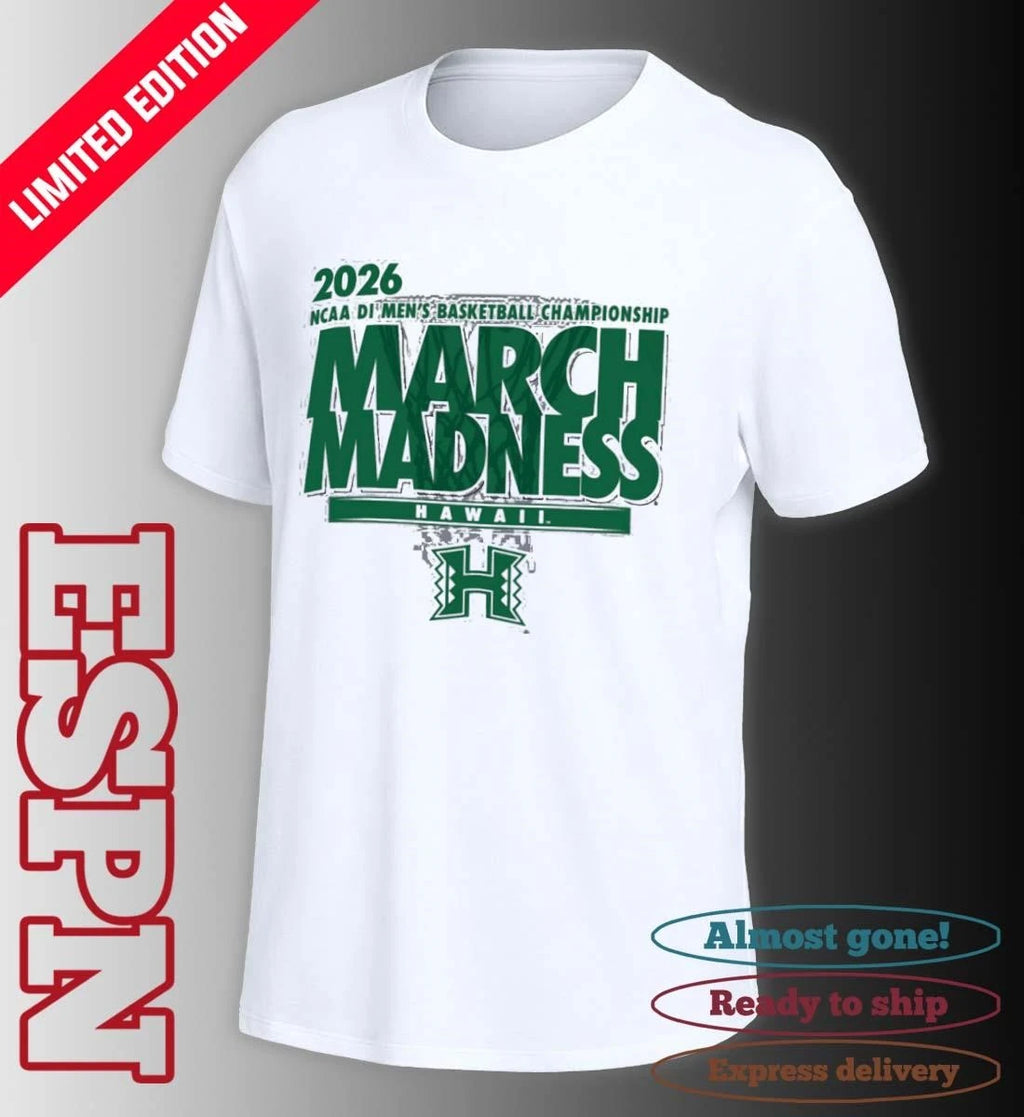 Official Hawaii Men’s Basketball Single Team NCAA March Madness Shirt