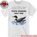 Official Heated Rivalry Stupid Canadian Wolf Bird Common Loon in the province of Ontario and state bird of Minnesota Shirt