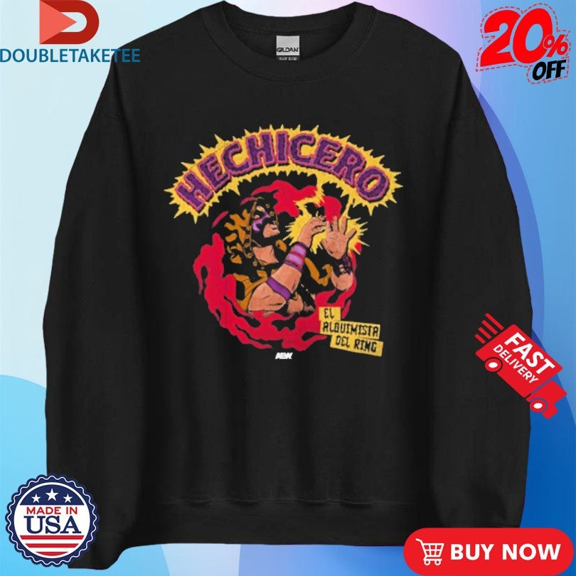 Official Hechicero Wizard AEW Shirts
