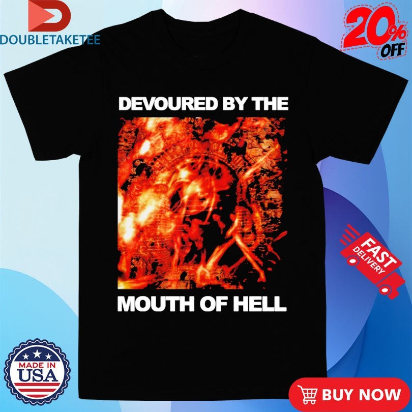 Official Heriot Devoured The Mouth Of Hell Demands Your Forgiveness Album Shirts