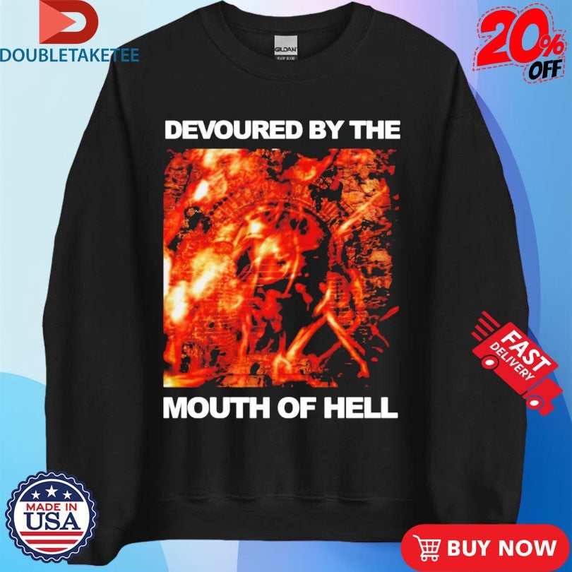 Official Heriot Devoured The Mouth Of Hell Demands Your Forgiveness Album Shirts