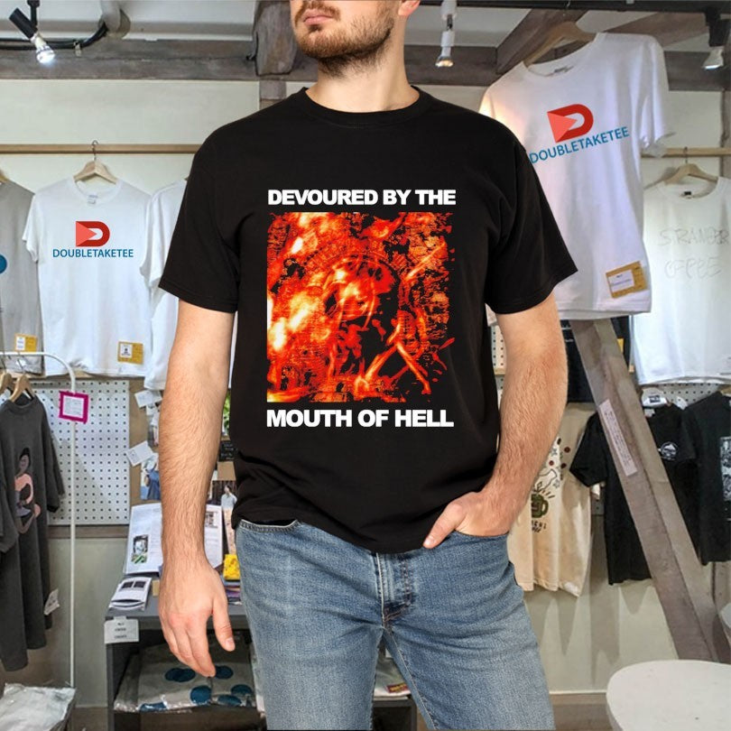 Official Heriot Devoured The Mouth Of Hell Demands Your Forgiveness Album Shirts