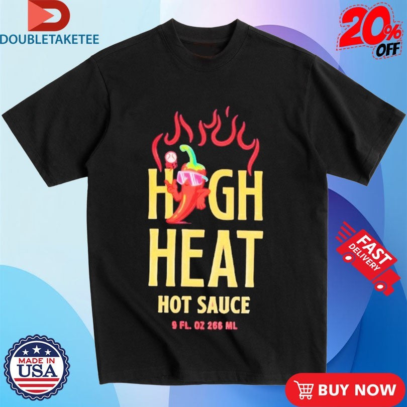 Official High Heat Hot Sauce Baseballism Chili Shirts