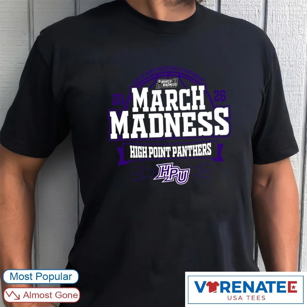 Official High Point Panthers 2026 NCAA DI Men’s Basketball Championship March Madness T-Shirt