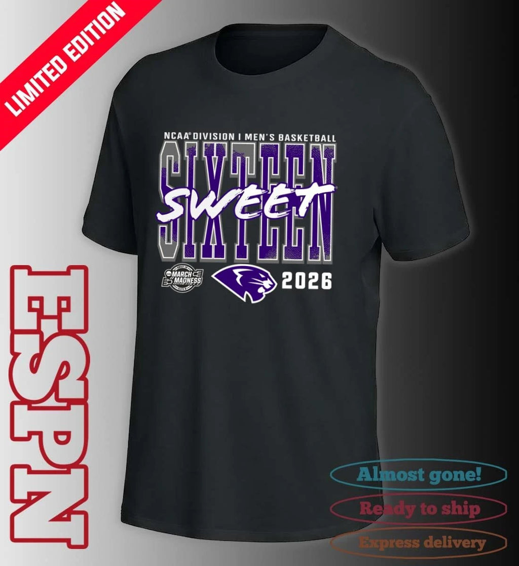 Official High Point Panthers 2026 NCAA Men’s Basketball Tournament March Madness Sweet 16 T-Shirt