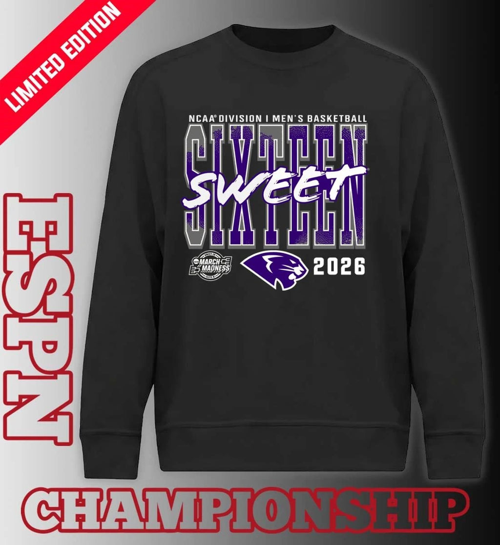 Official High Point Panthers 2026 NCAA Men’s Basketball Tournament March Madness Sweet 16 T-Shirt