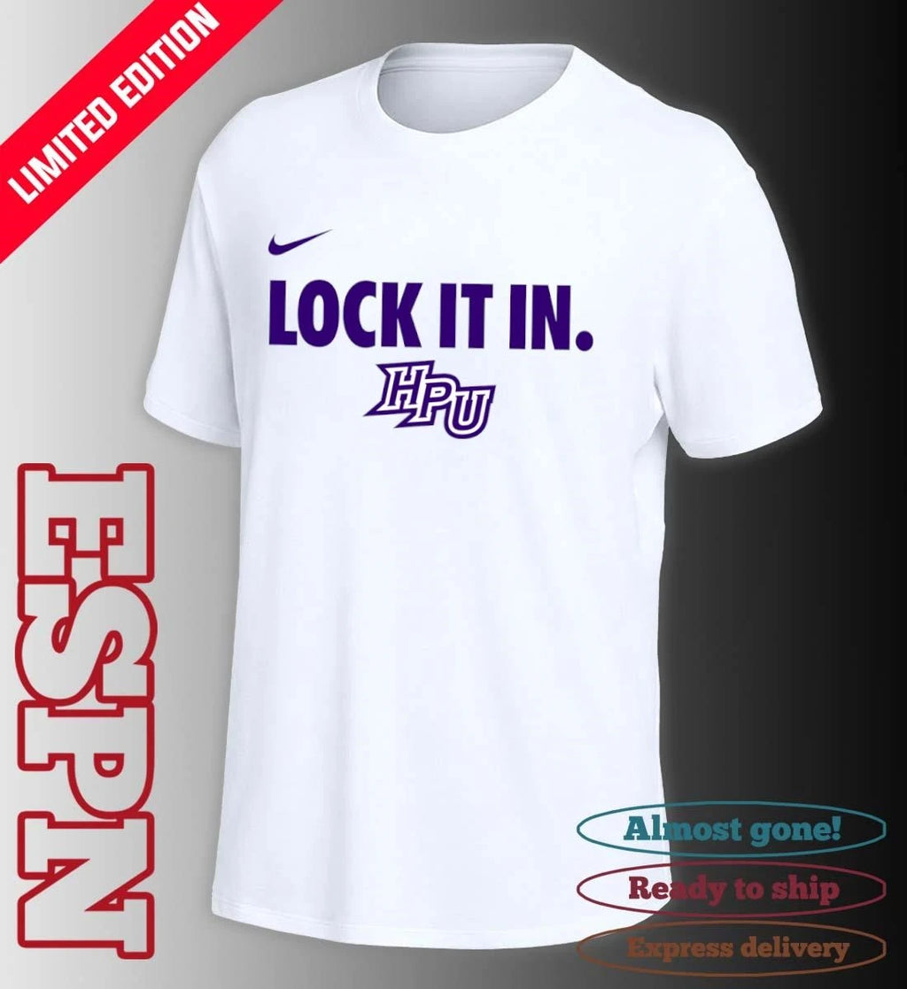 Official High Point Panthers Basketball Lock It In March Madness T-Shirt