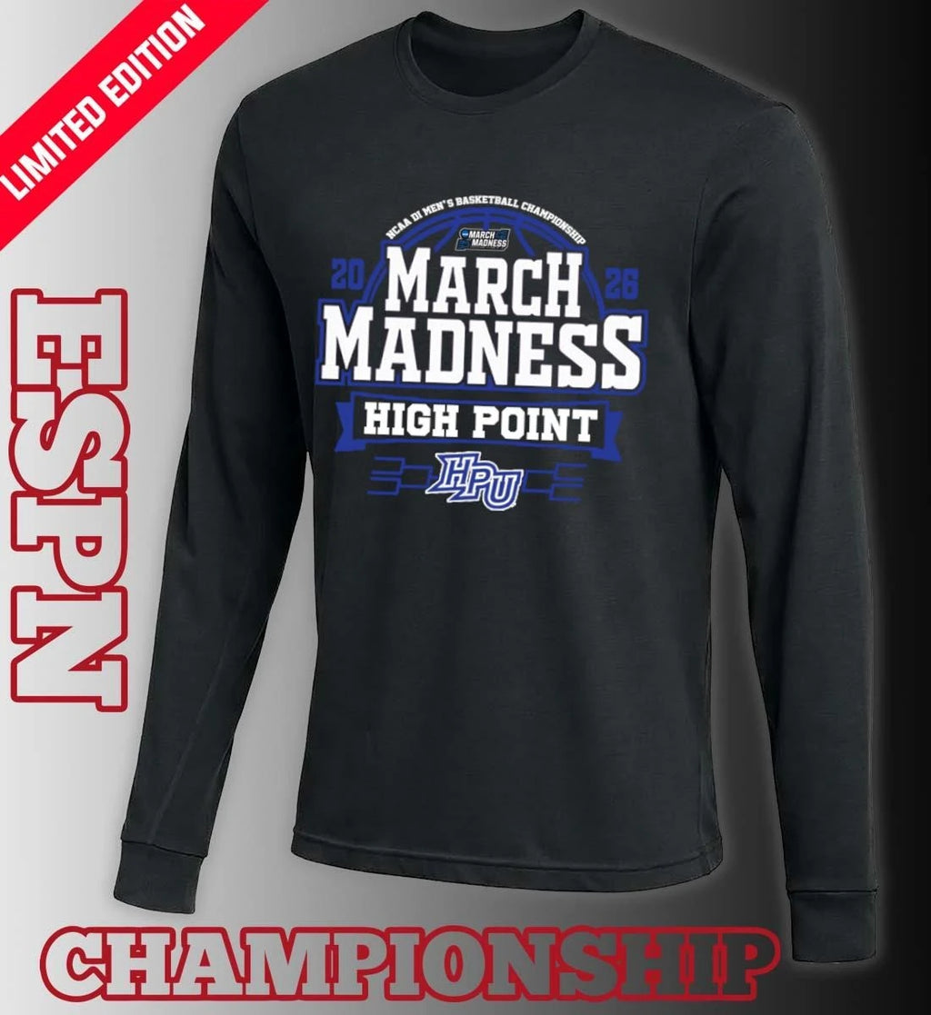 Official High Point Panthers March Madness 2026 NCAA DI Men’s Basketball Tournament T-Shirt