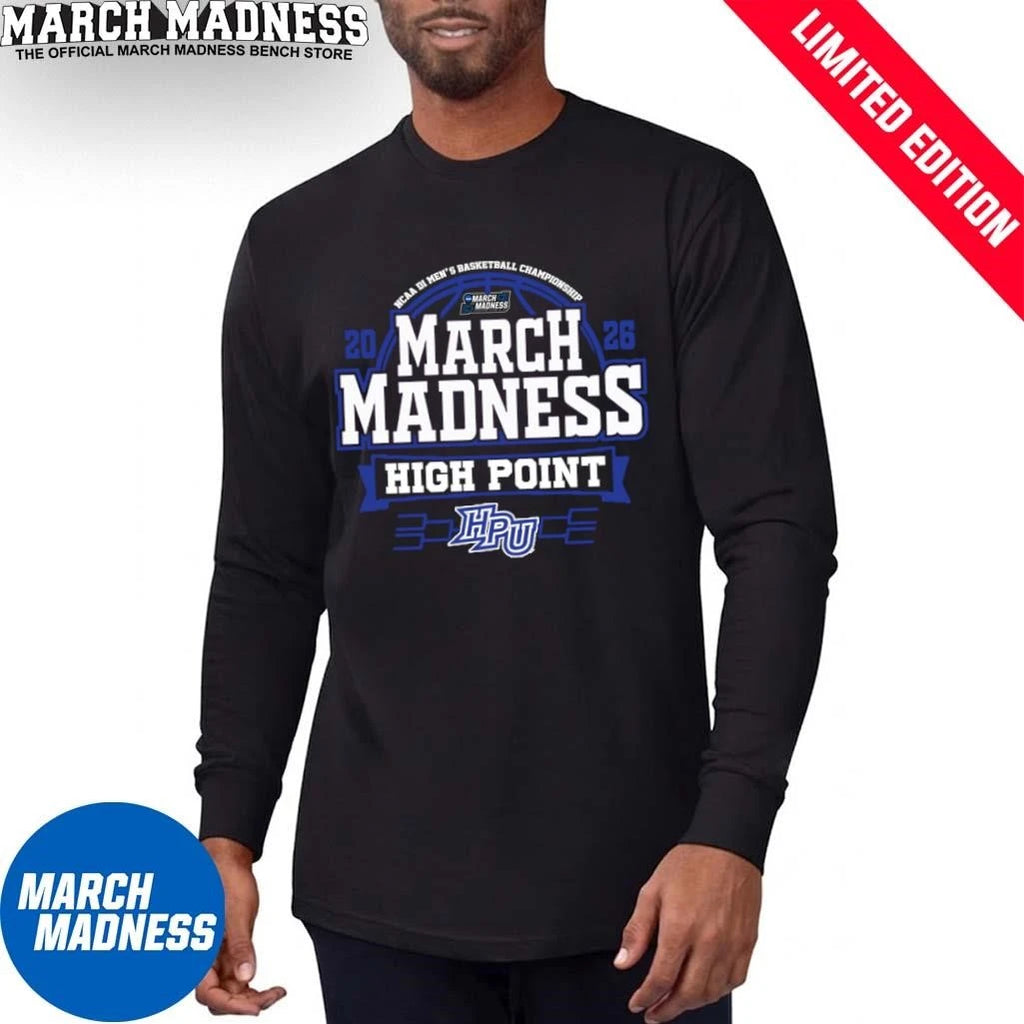 Official High Point Panthers March Madness NCAA Men’s Basketball 2026 T-Shirt