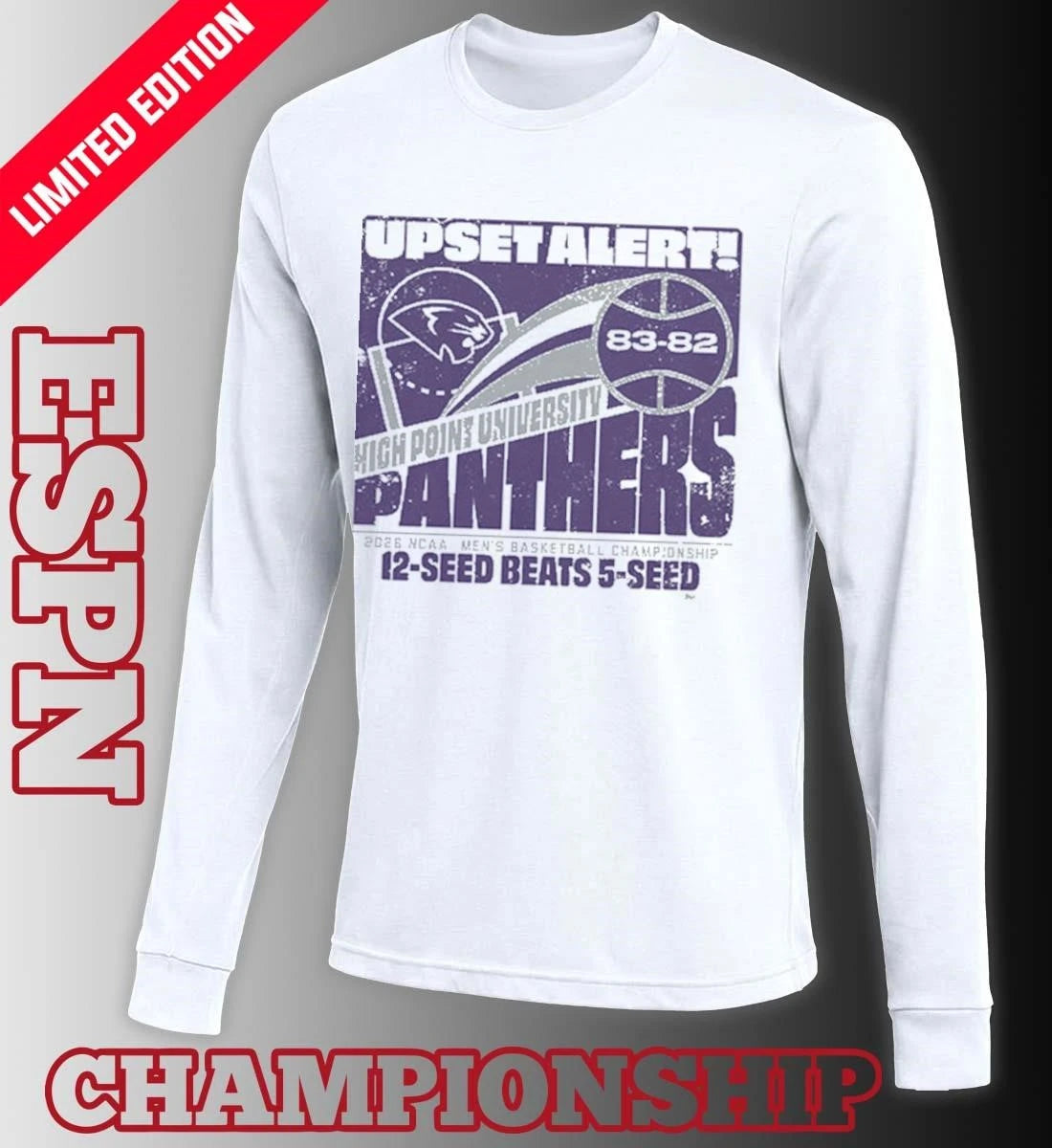 Official High Point Panthers Men’s Basketball 2026 March Madness Upset Alert Shirt