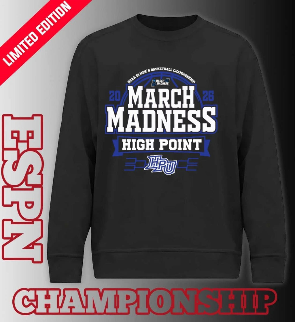 Official High Point Panthers Men’s Basketball March Madness Bound T-Shirt