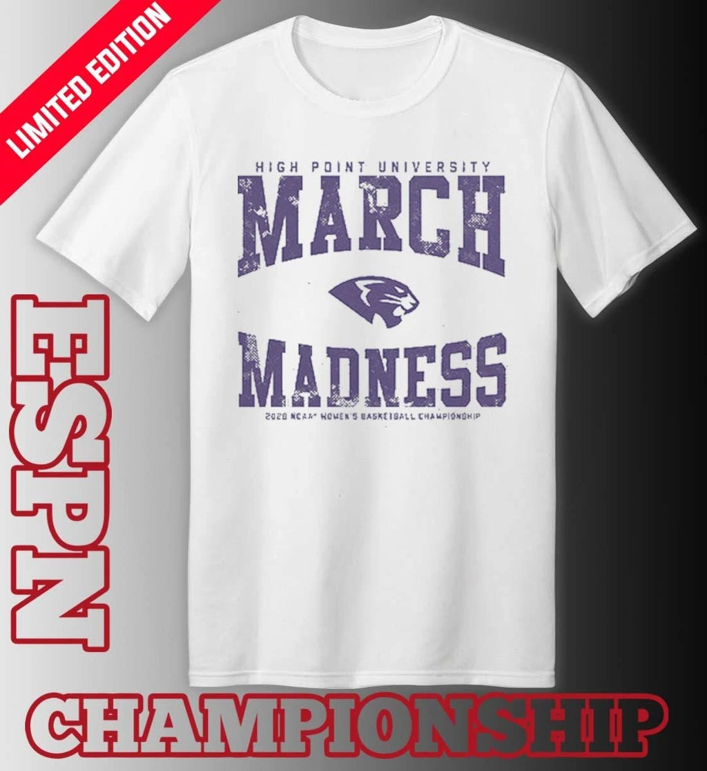 Official High Point Panthers WBB 2026 March Madness Shirt