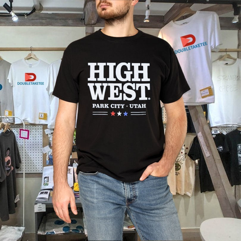 Official High West Park City Utah Star Shirts