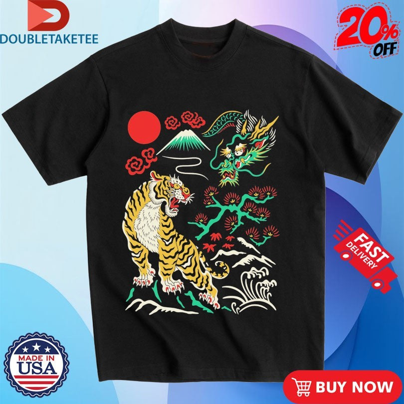 Official Hitoshī Hobo Jack Tiger Dragon Shirts