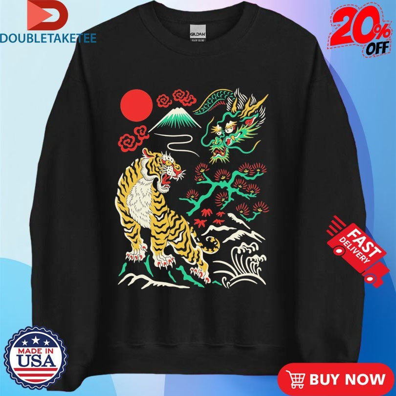 Official Hitoshī Hobo Jack Tiger Dragon Shirts