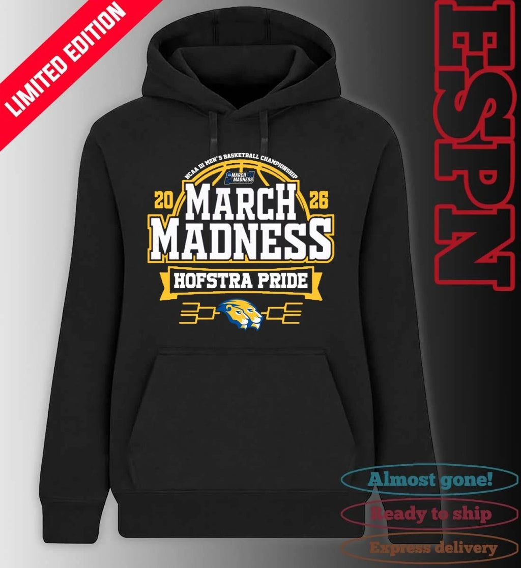 Official Hofstra Pride Men’s Basketball March Madness Bound T-Shirt