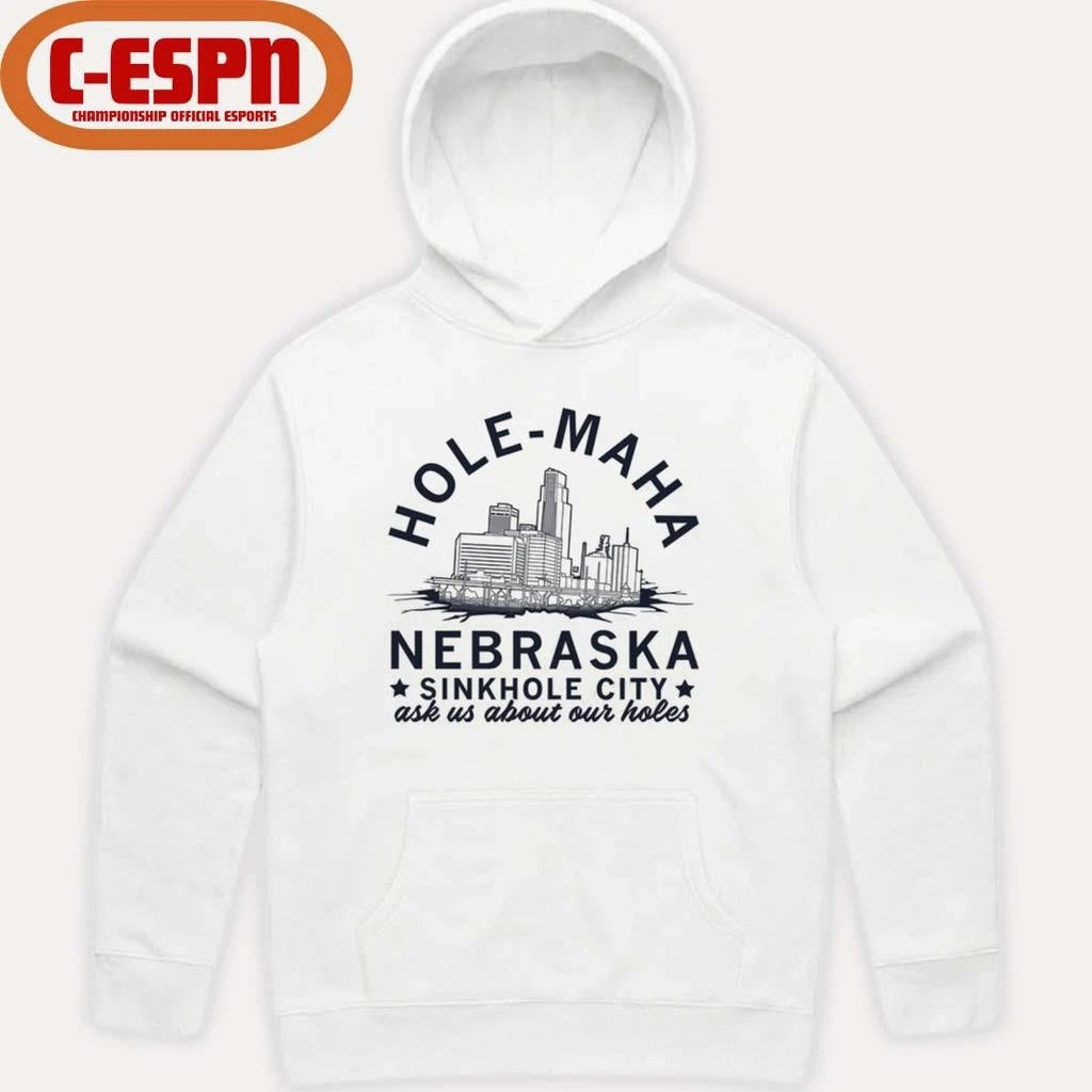 Official Hole-Maha Nebraska Sinkhole City Shirt