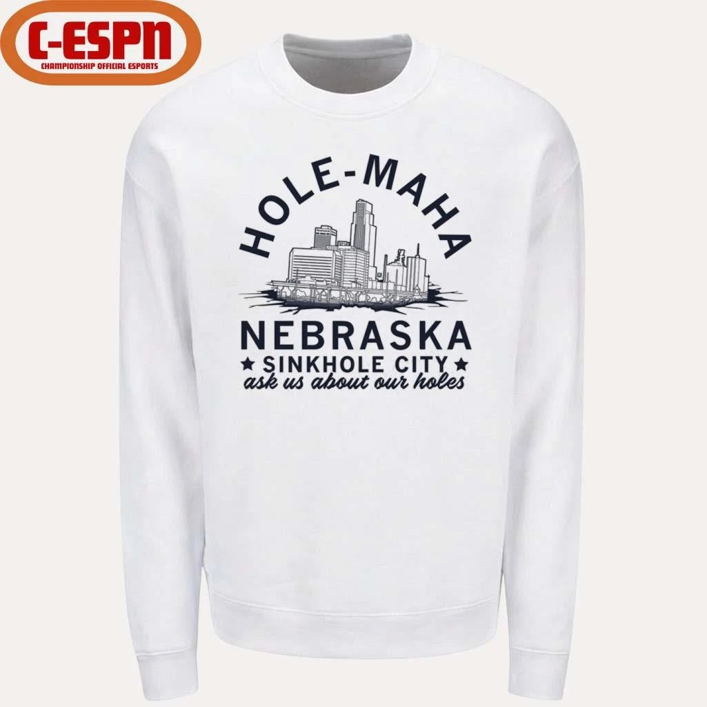 Official Hole-Maha Nebraska Sinkhole City Shirt