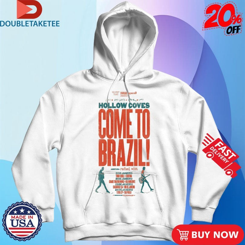 Official Hollow Coves Come To Brazil Fall Tour 2026 Shirts