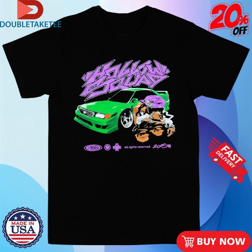 Official Hollowsquad LA Cigarettes Tour 2025 Car Shirts
