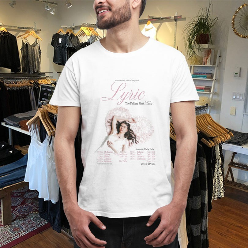 Official Holly Hebe Music By Lyric The Art Of Falling First Tour 2025 Dates Shirts