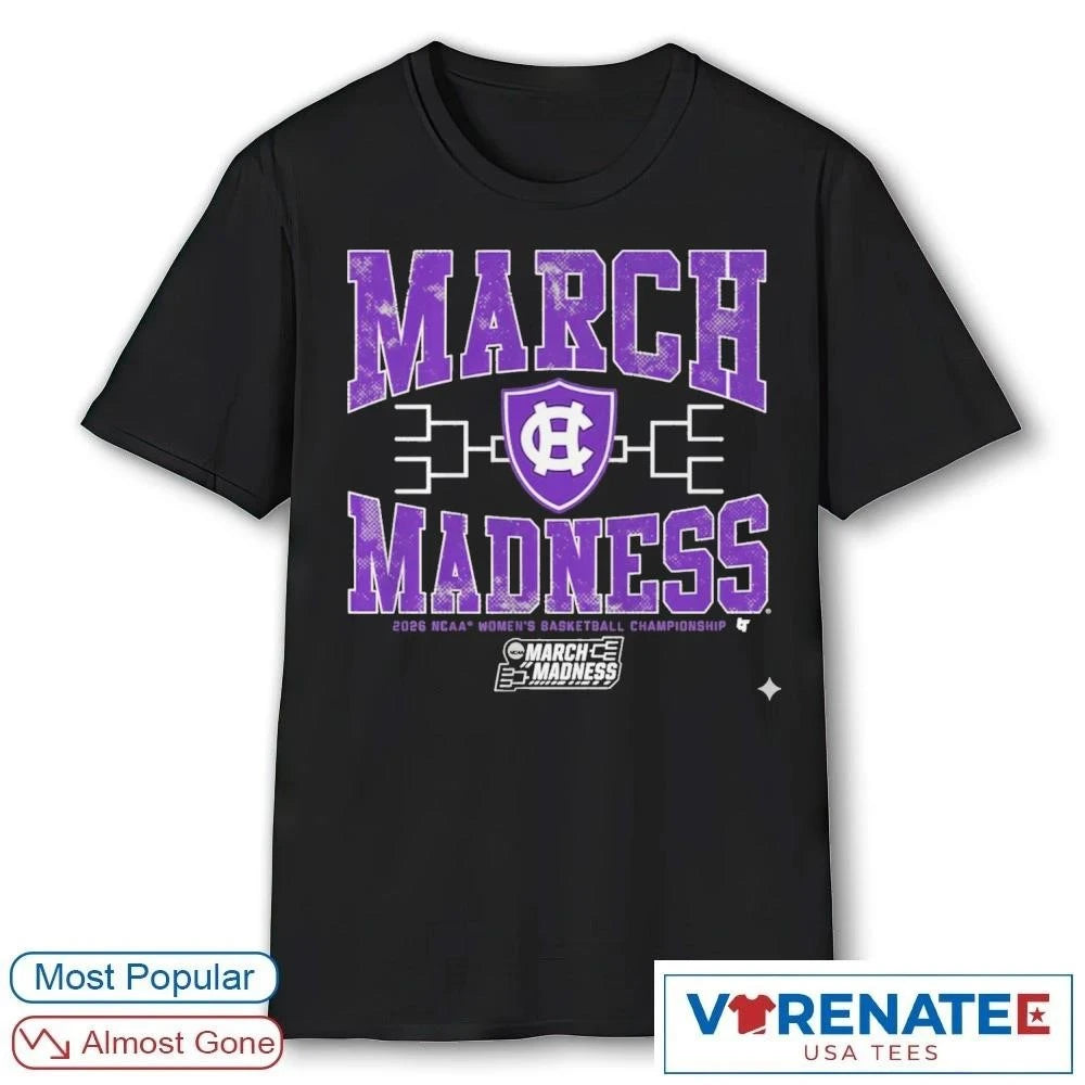 Official Holy Cross Crusaders WBB 2026 NCAA Women’s Basketball Championship March Madness T-Shirt