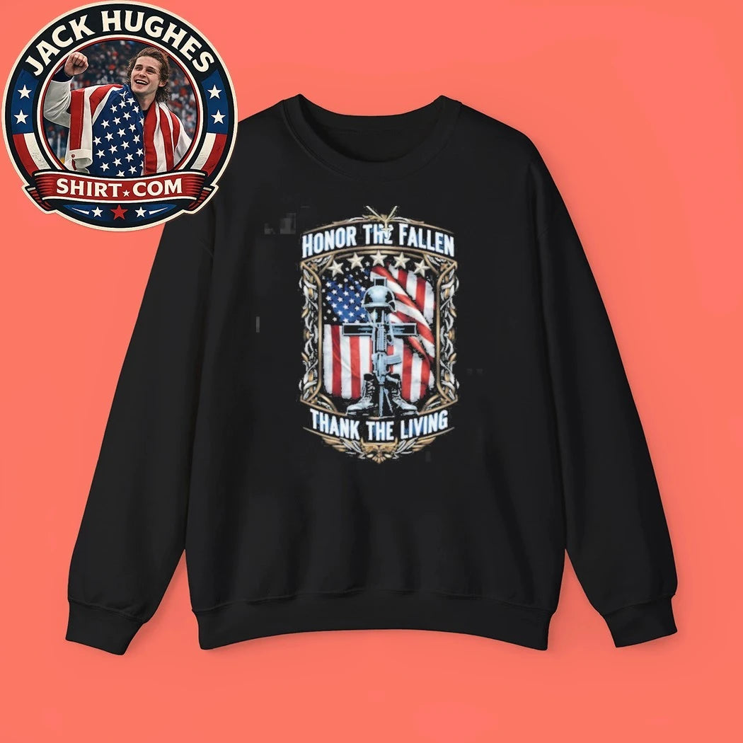 Official Honor The Fallen Thank The Living Military Remembrance Shirt