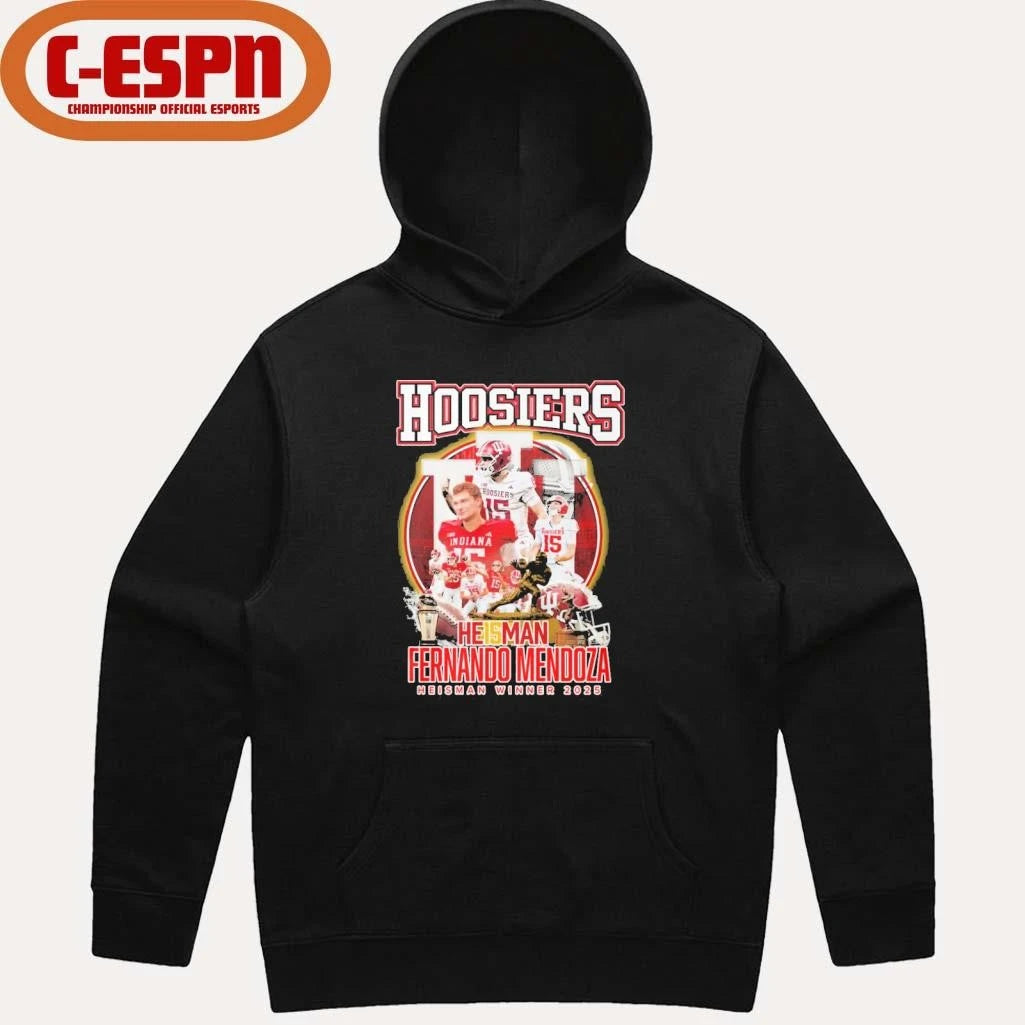 Official Hoosier He15man Fernando Mendoza Heisman Winner 2025 Shirt