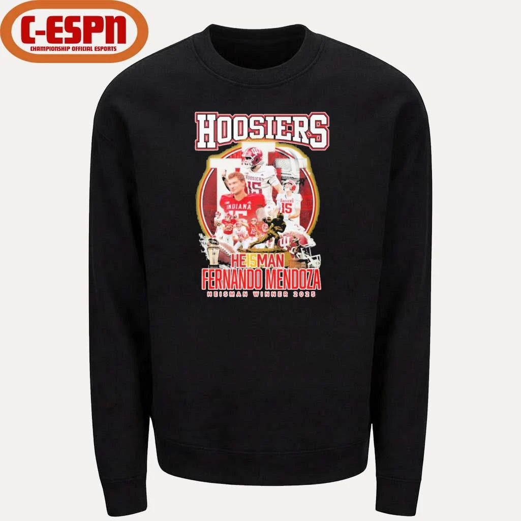 Official Hoosier He15man Fernando Mendoza Heisman Winner 2025 Shirt