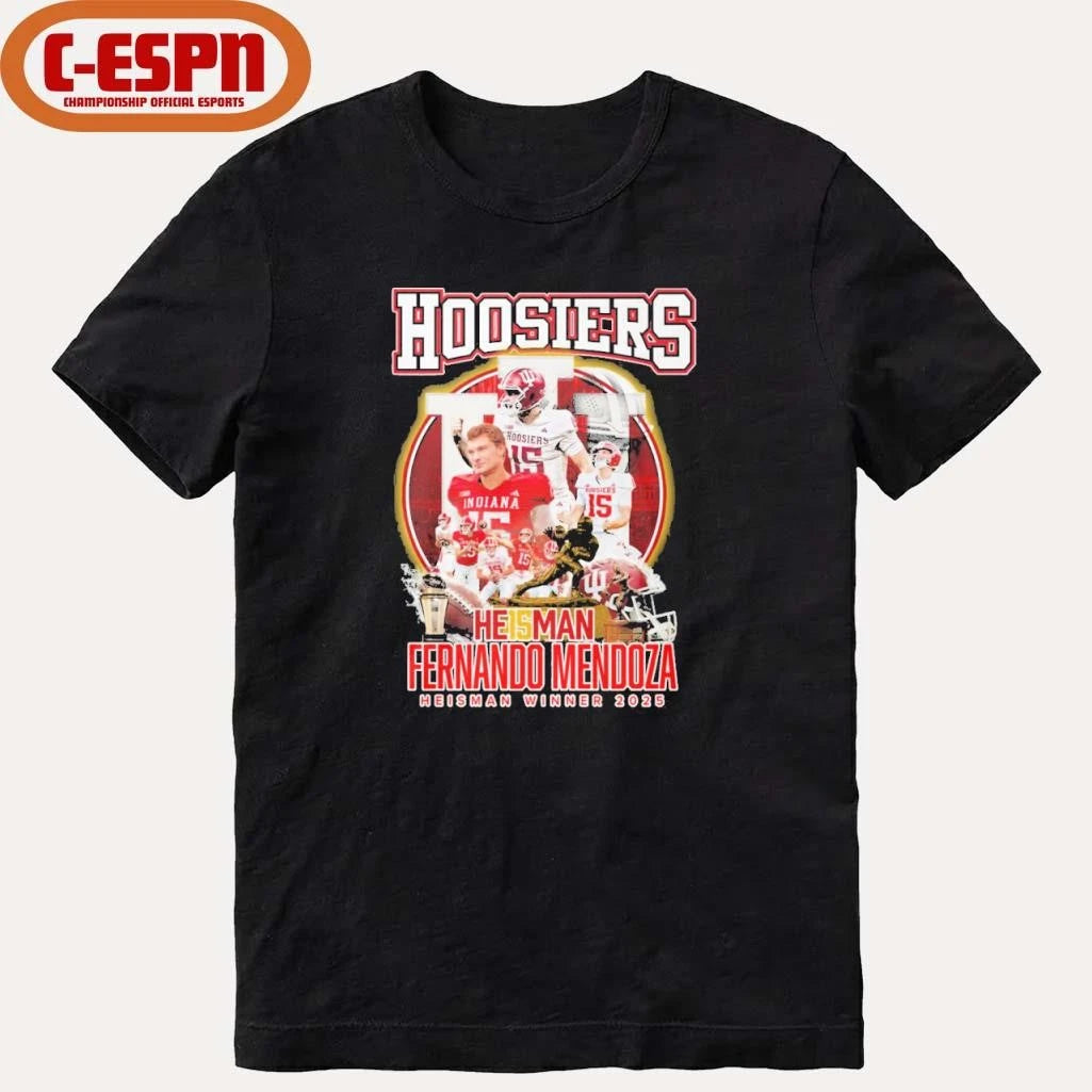 Official Hoosier He15man Fernando Mendoza Heisman Winner 2025 Shirt