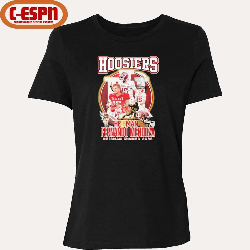 Official Hoosier He15man Fernando Mendoza Heisman Winner 2025 Shirt