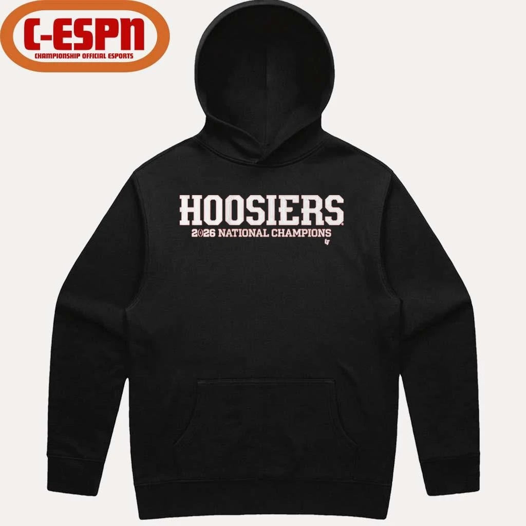 Official Hoosiers National Champions 2026 IU Football T-Shirt