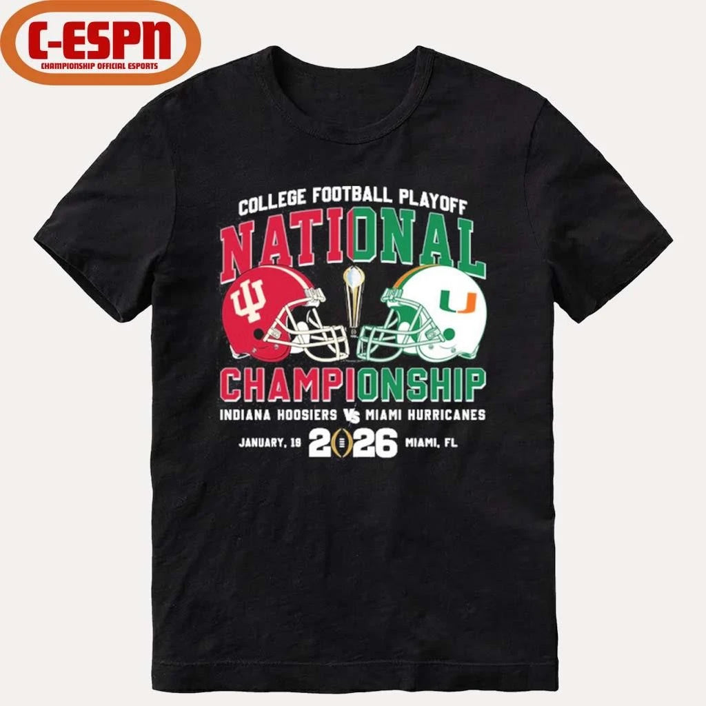 Official Hoosiers vs Canes CFP Championship Bound Shirt