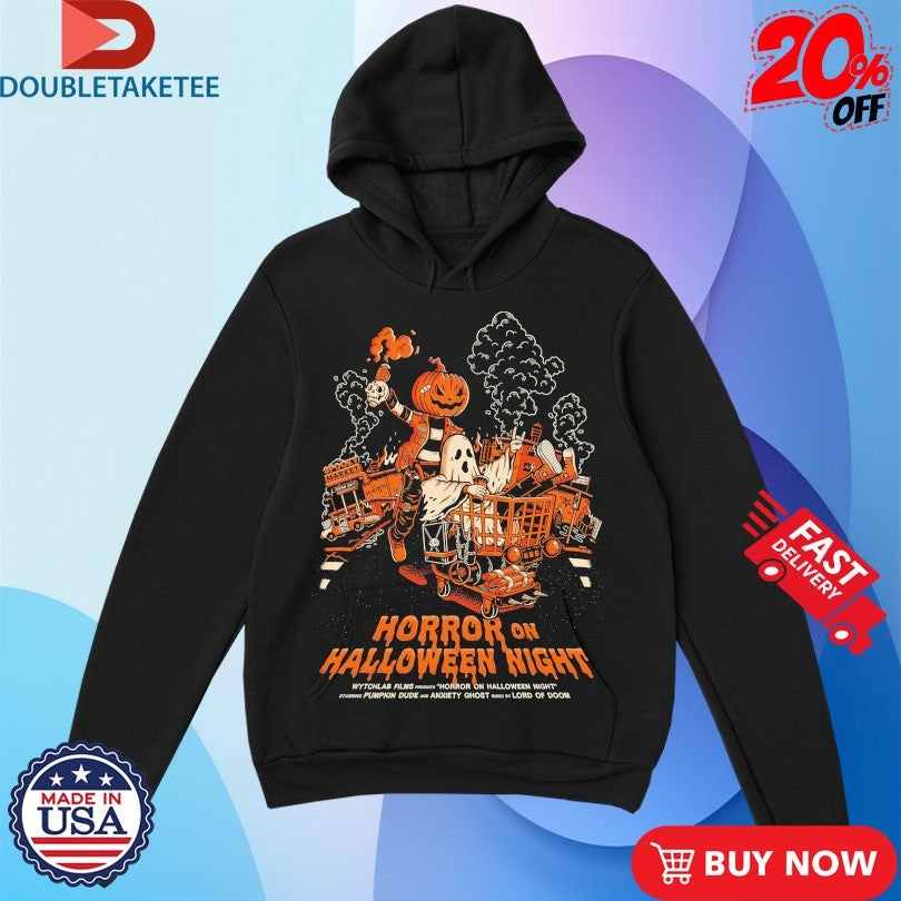 Official Horror On Halloween Night Sudadera Shirts