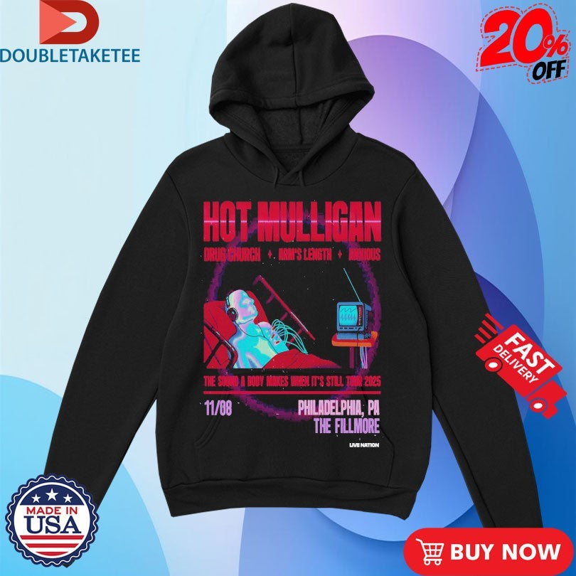 Official Hot Mulligan 08 Nov 2025 The Fillmore Philadelphia in Philadelphia, PA Tour Shirts