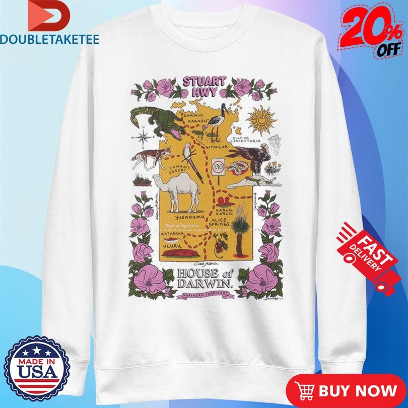 Official House Of Darwin Stuart Highway Semi Shirts