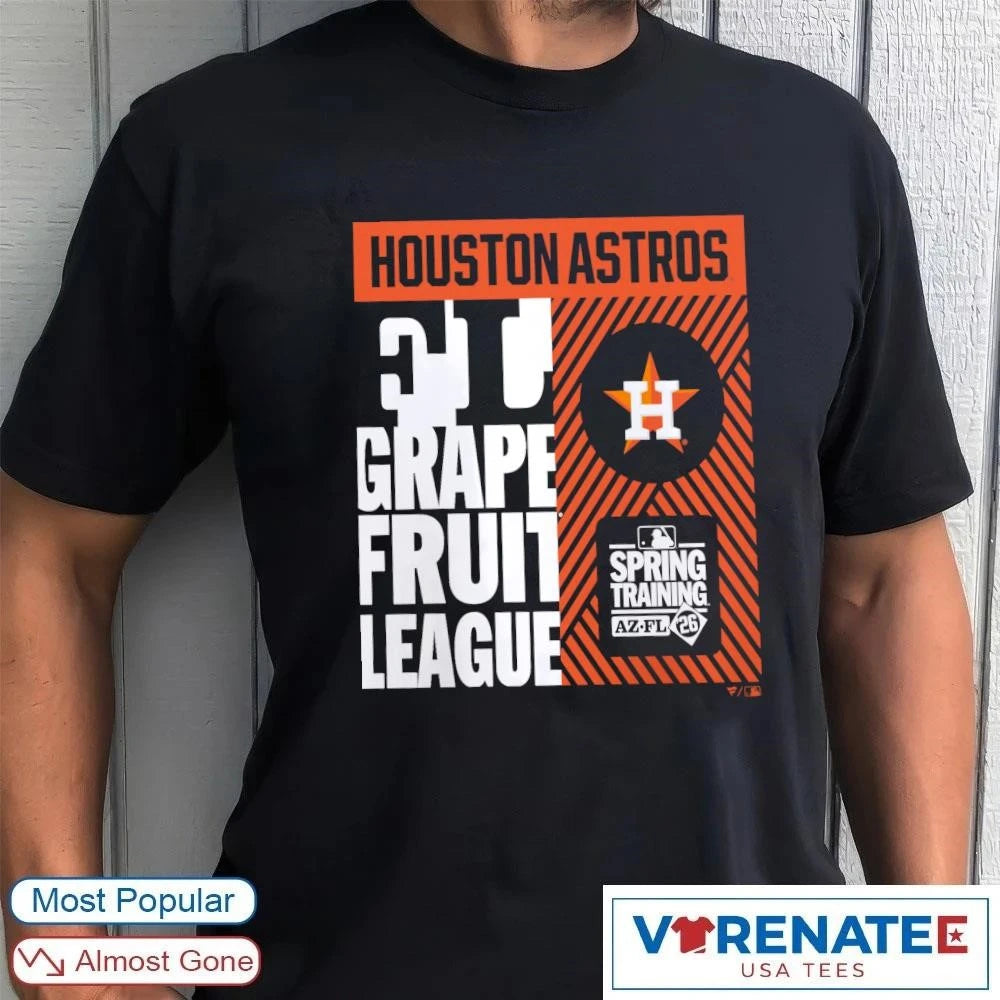 Official Houston Astros 2026 Grapefruit League Spring Training True Icon T-Shirt