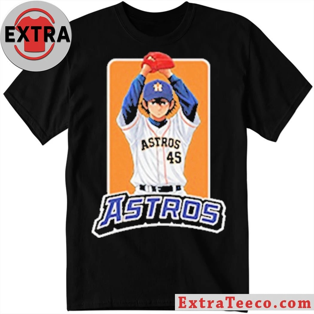 Official Houston Astros Tiny Turnip Youth Baseball Tear Shirt