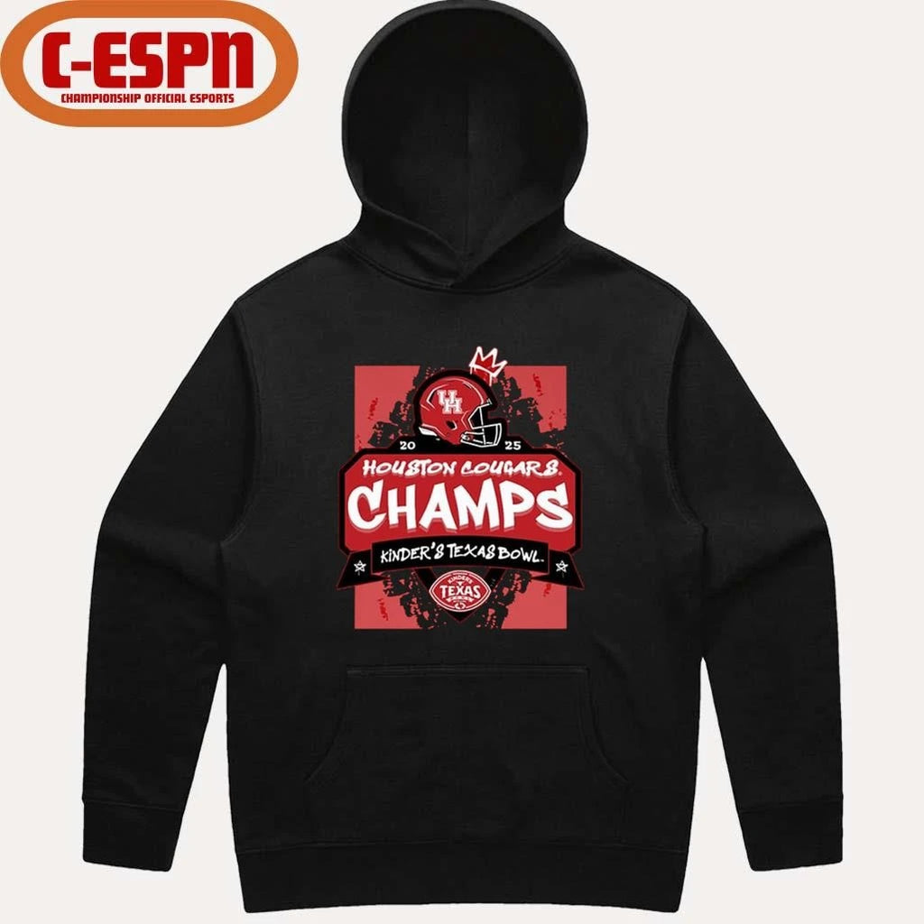 Official Houston Cougars 2025 Texas Bowl Champions Shirt
